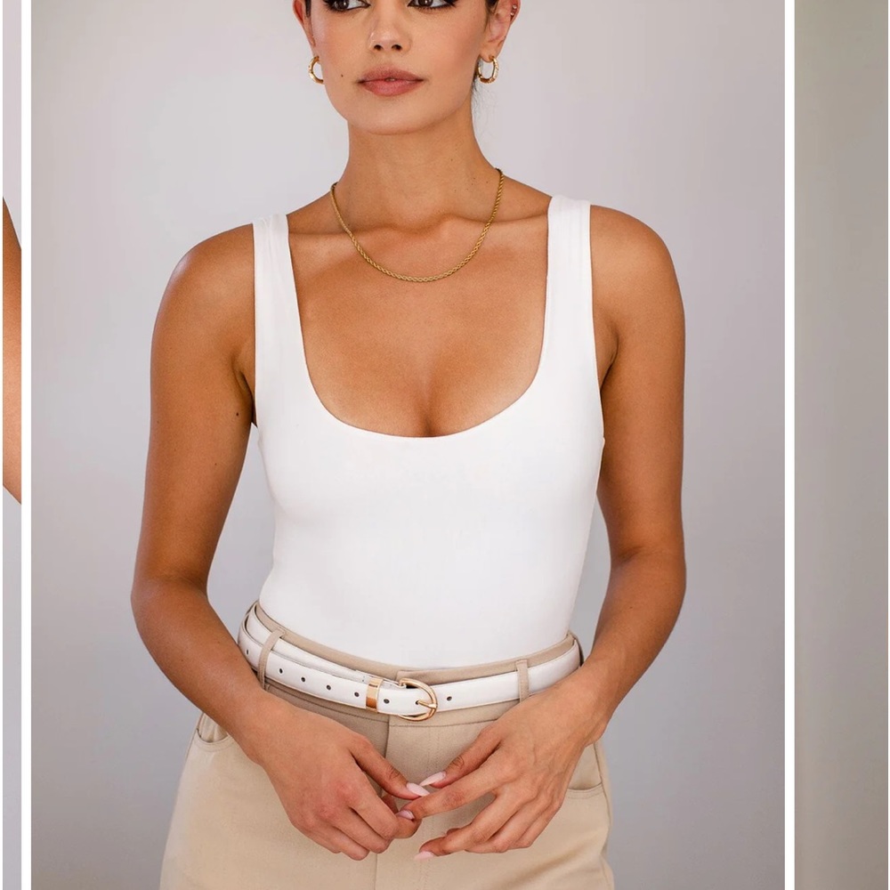 LISA WHITE BODYSUIT